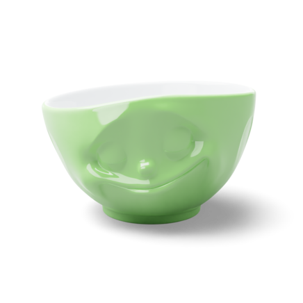 Bowl Happy in light-green, 500 ml