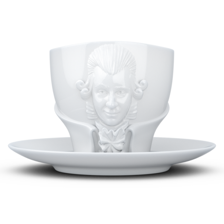 TALENT cup "Wolfgang Amadeus Mozart" in white, 260 ml