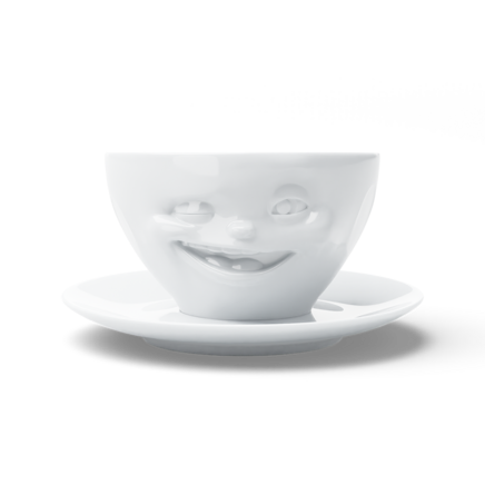 Coffee Cup Winking white, 200 ml