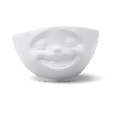Bowl Laughing white, 500 ml