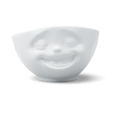 Bowl Laughing white, 500 ml Bowl Laughing white, 500 ml