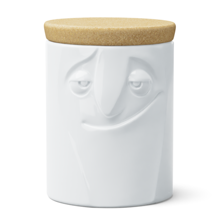 Storage Jar "Charming" in white, 1700 ml