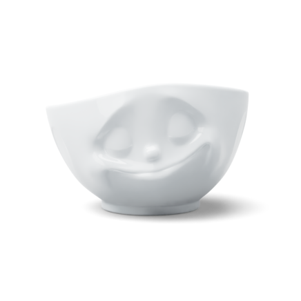 Bowl Happy in white, 500 ml Bowl Happy in white, 500 ml