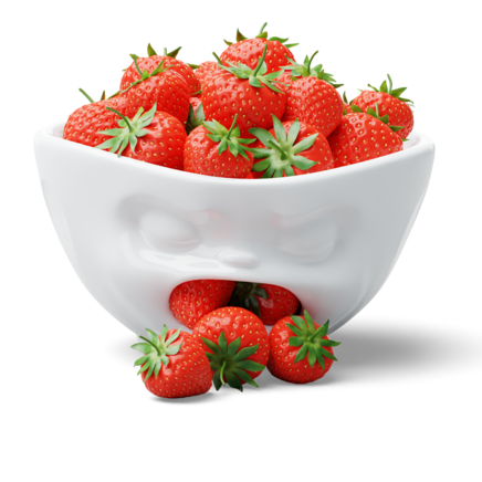 Bowl with a hole Barfing white, 1000 ml