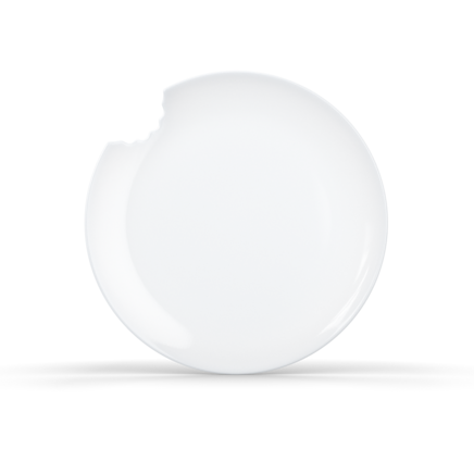 Dessert Plates with bite 2-piece Set (20 cm)