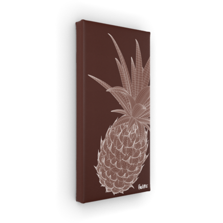 Art on Canvas Pineapple 40 x 20 x 4 cm