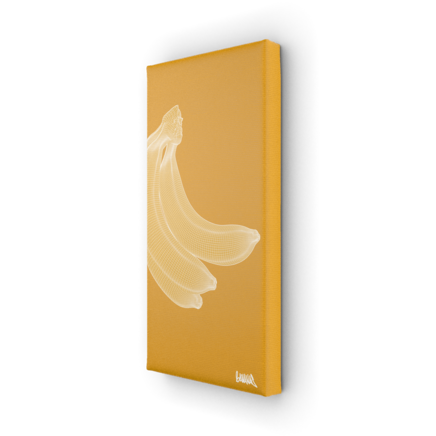 Art on Canvas Banana 40cm x 20cm