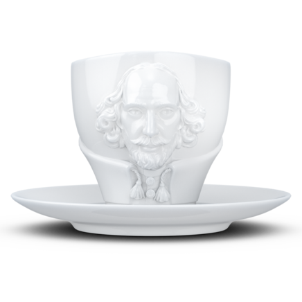 TALENT cup "William Shakespeare" in white, 260 ml - better price!