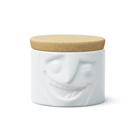 Storage Jar Cheerful in white, 900 ml Storage Jar Cheerful in white, 900 ml