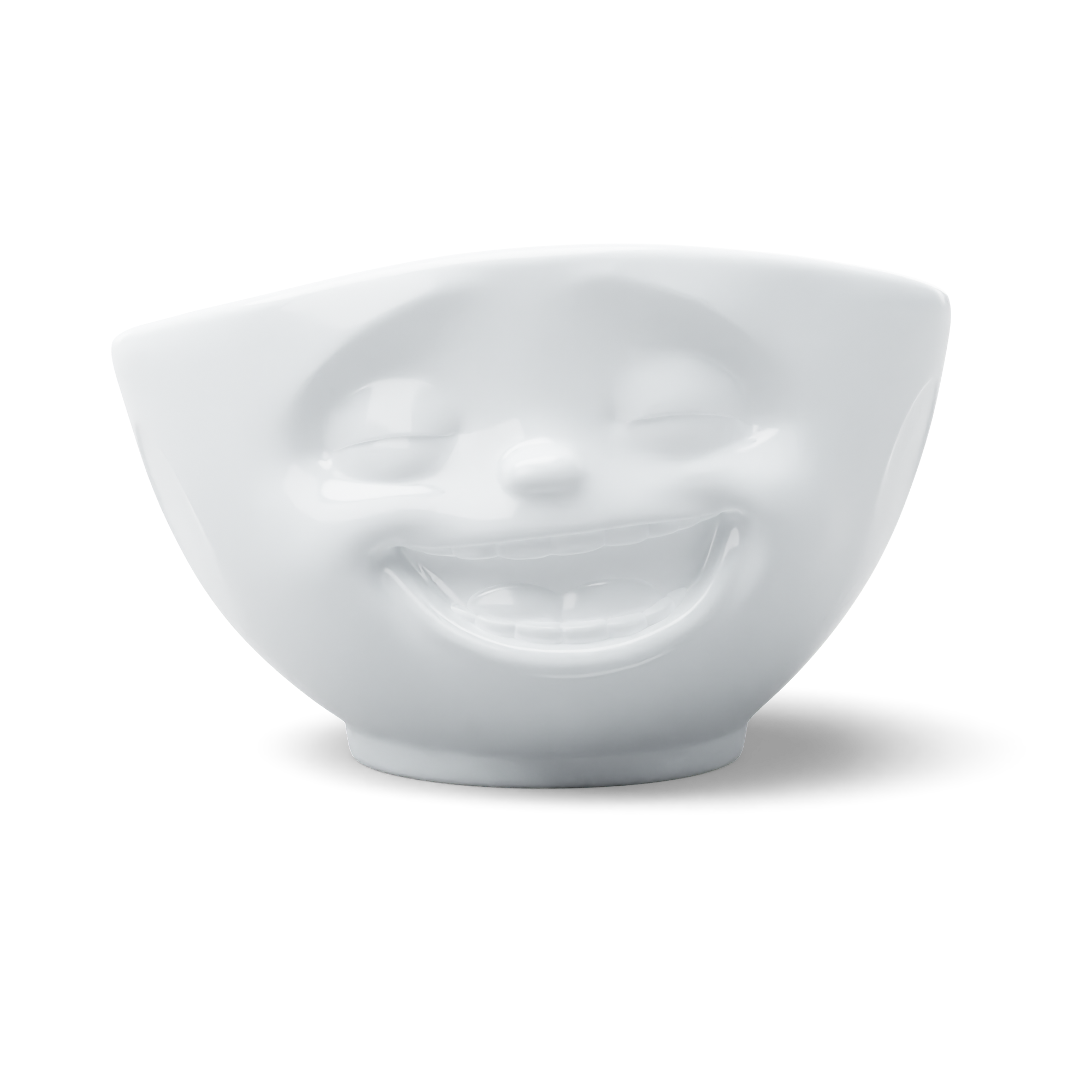 show original title Details about   Fiftyeight Cover Happy 500 ML White Bowl Muesli Bowl Porcelain Face 