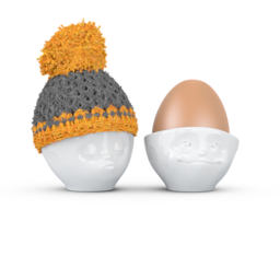 Egg cup hat grey/orange Egg cup hat grey/orange