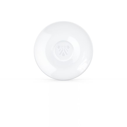Saucer for coffee cup, white