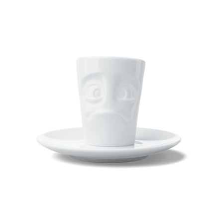 Espresso-Mug with handle Baffled, 80 ml