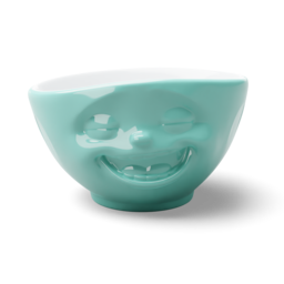 Bowl "Laughing" in mint, 500 ml