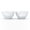 Small bowls set no. 1 Grinning & Kissing in white, 100 ml