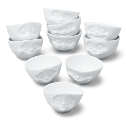 Bowl Universe - all 10 500 ml bowls in white