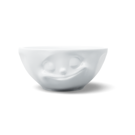 Bowl "Happy" white, 350 ml 