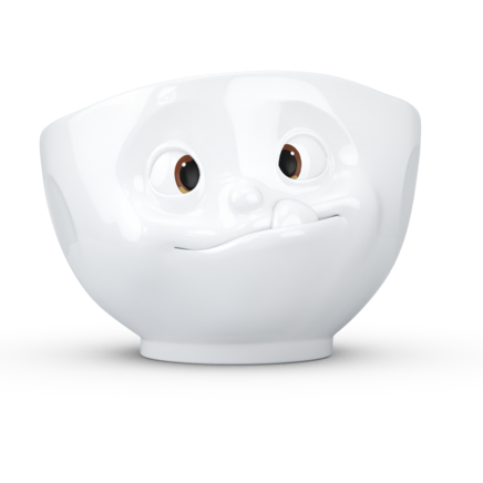 Bowl, tasty, white - colorful eyes Bowl, tasty, white - colorful eyes