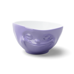Bowl "Grinning" in purple, 500 ml