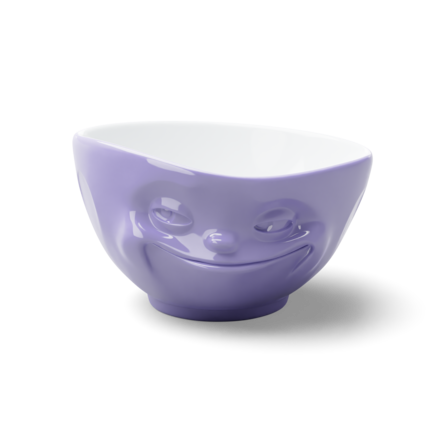 Bowl Grinning in purple, 500 ml
