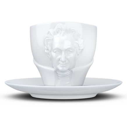 TALENT cup "Johann Wolfgang von Goethe" in weiß, 260 ml - better price!