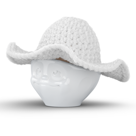 Egg Cup Hat Summer white