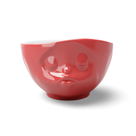 Bowl "Kissing" in red, 500 ml