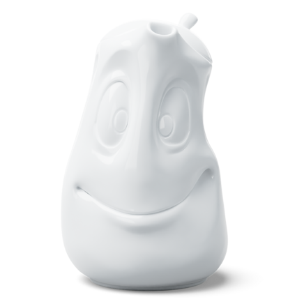 Tea pot Good Mood in white, 1200 ml