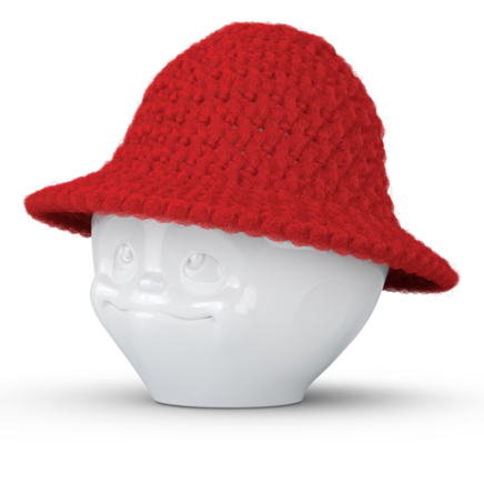 Egg cup hip-hop hat red