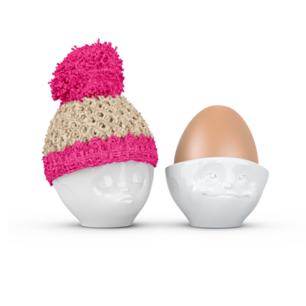 Egg cup hat ivory/magenta Egg cup hat ivory/magenta