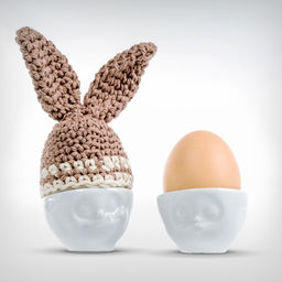 Easter Bunny Egg hat brown/light brown